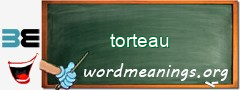 WordMeaning blackboard for torteau
